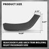 G-PLUS Rear Door Flare Arch Trim Molding RH Compatible with Toyota Rav4 2019-2024 75061-42010