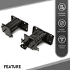 G-PLUS Front Bumper Mounting Brackets Left+Right Side Compatible with Nissan Rogue 2014-2019 622104BA0A, 622114BA0A, NI1066146, NI1067146