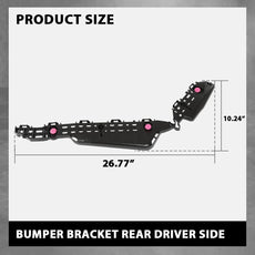 G-PLUS Rear Driver Bumper Bracket for Toyota Highlander 2020-2023 Close-up View