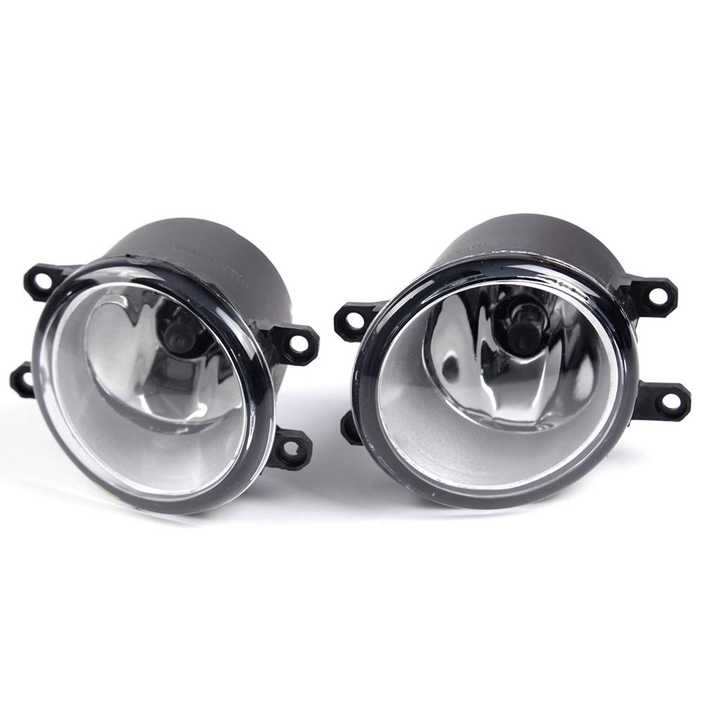 G-PLUS Bumper Fog Lights Compatible with 2011-2013 Toyota Corolla Altis Clear Driving Fog Lamps Accessories, neblineros para autos delantero, faros antiniebla Driver & Passenger Side