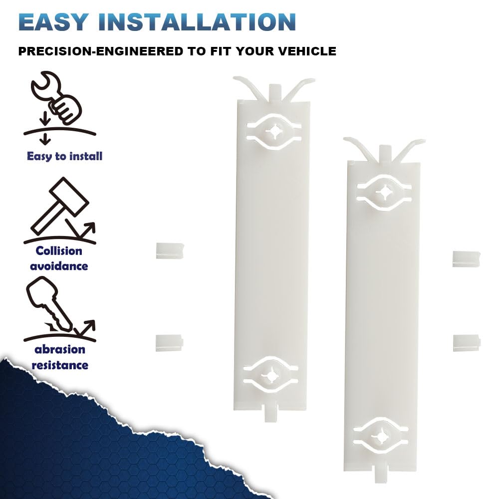 G-PLUS Lower Body Molding Trim Kit Compatible with 1981-1988 Cutlass Salon & Supreme Retaining Clip Set 6 PCS