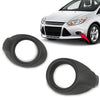 G-PLUS Front Bumper Fog Light Cover Bezels Trim 2pcs Compatible with 2012-2014 Focus models BM51-19953-CB BM51 19952 CB BM51-19953-AD BM51-19952-AD