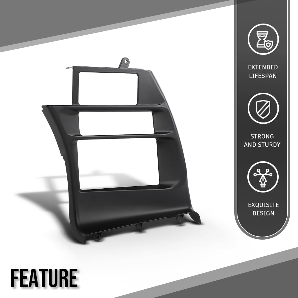 G-PLUS Climate Control Dash Bezel Compatible with Chevy Corvette C4 1994 1995 1996 Black