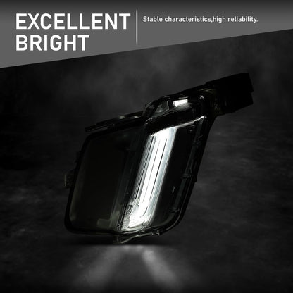 G-PLUS LED Front Fog Light Lamp Driving Light Left Driver Side Compatible with Volvo XC60 2014-2018 31364330 White