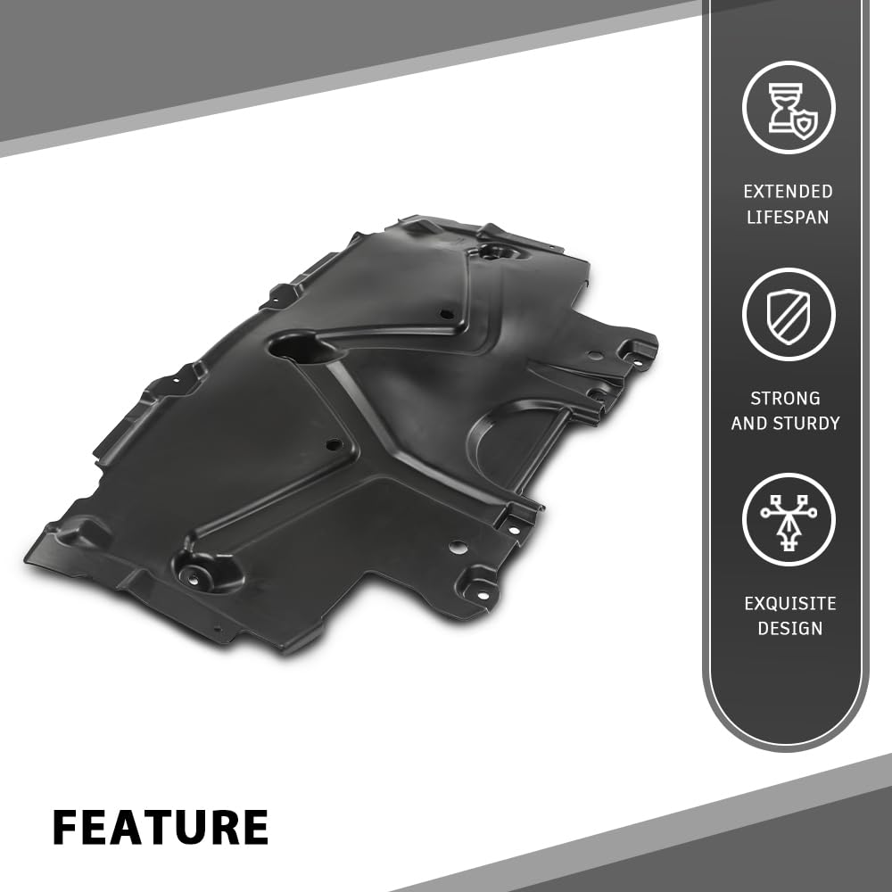 G-PLUS Engine Splash Shield Guard Compatible with Benz GL-Class W164 2007-2012 164-524-11-30, 1645241130