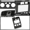 G-PLUS Radio Dash Bezel Trim Panel Compatible with Chevy Colorado GMC Canyon 2004-2012 Dash Cover Black