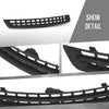 G-PLUS Bumper Face Bar Grilles Front Passenger Right Side Compatible with Volvo XC90 3.2 2007-2014 Fit Volvo XC90 V8 2007-2011 / V8 Sport 2007-2008 30678954, VO1039107 Black