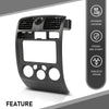 G-PLUS Radio Dash Bezel Trim Panel Compatible with Chevy Colorado GMC Canyon 2004-2012 Black