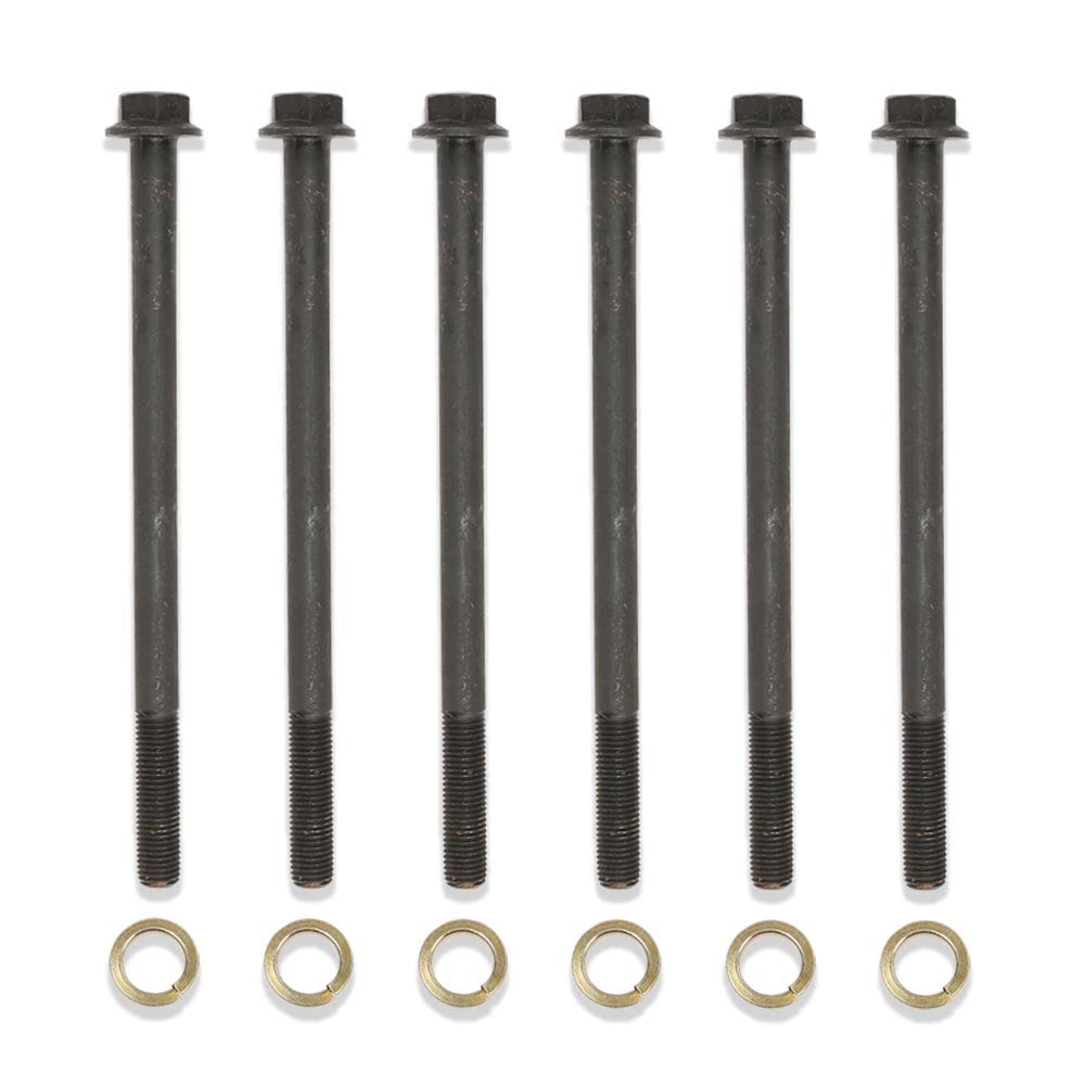 G-PLUS Cylinder Head Bolts Set Compatible with 2016-20 General 1000 (All Models) 2011-20 RZR 900 (All Models) 2014-20 RZR 1000 (All Models) 7519123 7520978 Cylinder Head Blots Studs 6pcs