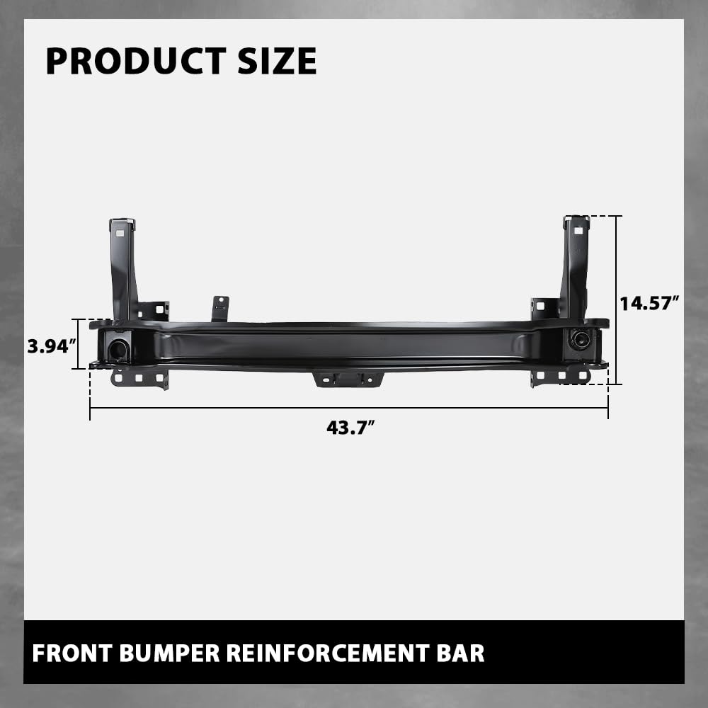 G-PLUS Front Bumper Reinforcement Bar Replacement Compatible with Volkswagen Jetta 2019-2020