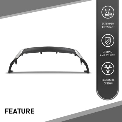 G-PLUS Front Bumper Lower Valance Spoiler Trim Compatible with LX NX200 NX300 F Sport Type Only 2015-2017 LX1093104, LX1095101, 52412-78010, 52411-78020, 5241178020, 5241278010 Chrome Black