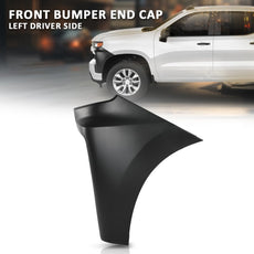 G-PLUS Front Bumper End Cap Left Side for Chevy Silverado 1500 2019-2022 Additional Angle