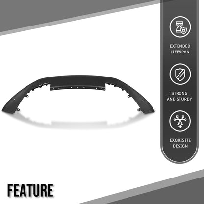 G-PLUS Air Dam Deflector Lower Valance Apron Front Compatible with Porsche Macan (submodel: Base, S) 2019 2020 2021 95B807061M1E0, PO1093109 Black