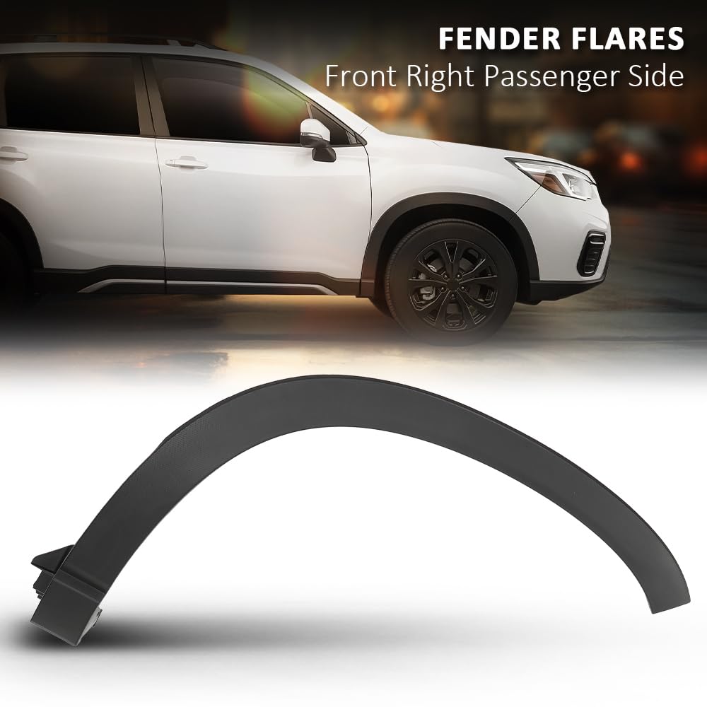 G-PLUS Front Right Fender Flare Compatible with Subaru Forester 2019 2020 2021 Wheel Arch Molding 91112SJ200, SU1291102