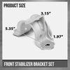 G-PLUS Front Stabilizer Buckle Balance Bar Bracket Set Compatible with Tesla Model 3 2017-2023 Fit Tesla Model Y 2020-2023 1188383-00-A, 1188383 00 A Silver