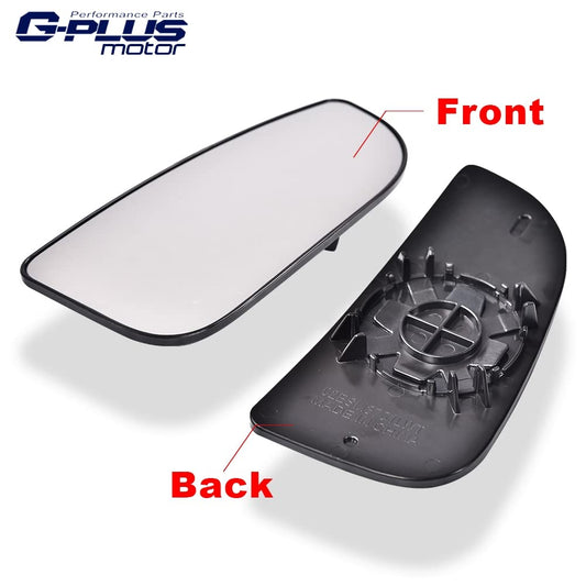 G-PLUS Left Driver Side Towing Mirror Spotter Glass Replacement Compatible With 2010 Dodge Ram 1500 3500 4500 5500/2011-2018 Ram 1500 2500 3500 4500 5500 68067731AA CH1324125