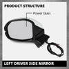 G-PLUS Power Heated Mirror w/Turn Signal Left Driver Side Compatible with Honda CRV 2023-2024 Power Folding 76258-3B4-H11 76208-3B4-H11 White