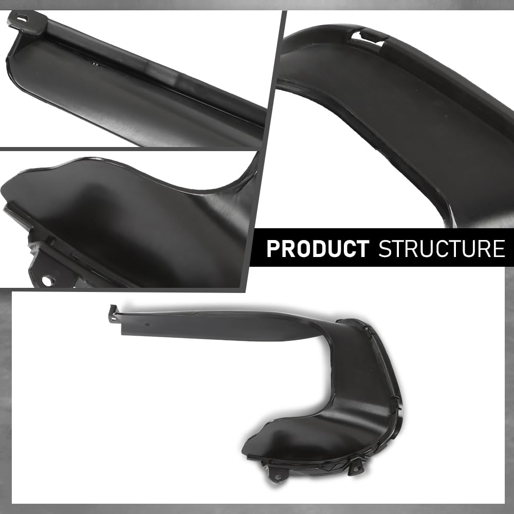 G-PLUS Rear Right Bumper Trim, Compatible with Porsche Cayenne 2011-2014, Passenger Side, 958505838009B9, PO1183101