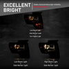 G-PLUS Headlights Compatible with Ford F150 2009-2014(Only Fit w/o LED Style) Headlamps Assembly,Left & Right Smoky Lens Black Housing Amber Reflector,faros delanteros