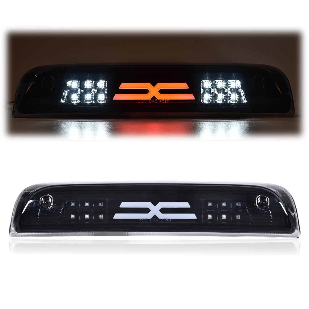 G-PLUS LED Third 3rd High Mount Stop Light X Brake Light Compatible with 2014-2020 GMC Sierra 1500 /Chevy Silverado 1500 2019 GMC Sierra 1500 Limited 23509162 20979071