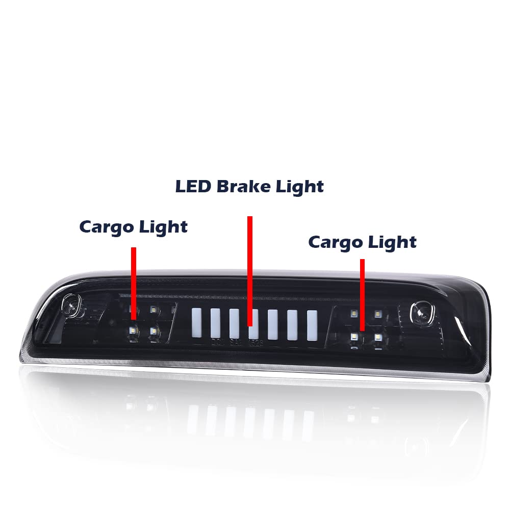 G-PLUS LED Center High Mount Stop Light Compatible with 2015-2020 GMC Sierra/Chevy Silverado 2500HD 3500HD,Fit Chevy Silverado 1500 2014-2020 23509162 20979071