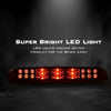 G-PLUS Rear LED Third Brake Light Compatible With Ford F250 F350 F450 F550 Super Duty 1999-2015,(NOT FOR Harley-Davidson Edition), 3rd Stop Lamps,Red Lens Chrome Housing