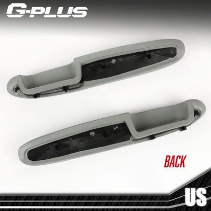 G-PLUS Door Armrest Compatible with 1999 Cadillac, Fit 1995-2000 Chevy/GMC Pickup Truck SUV w/Manual Windows(Driver & Passenger Side Pair Gray)