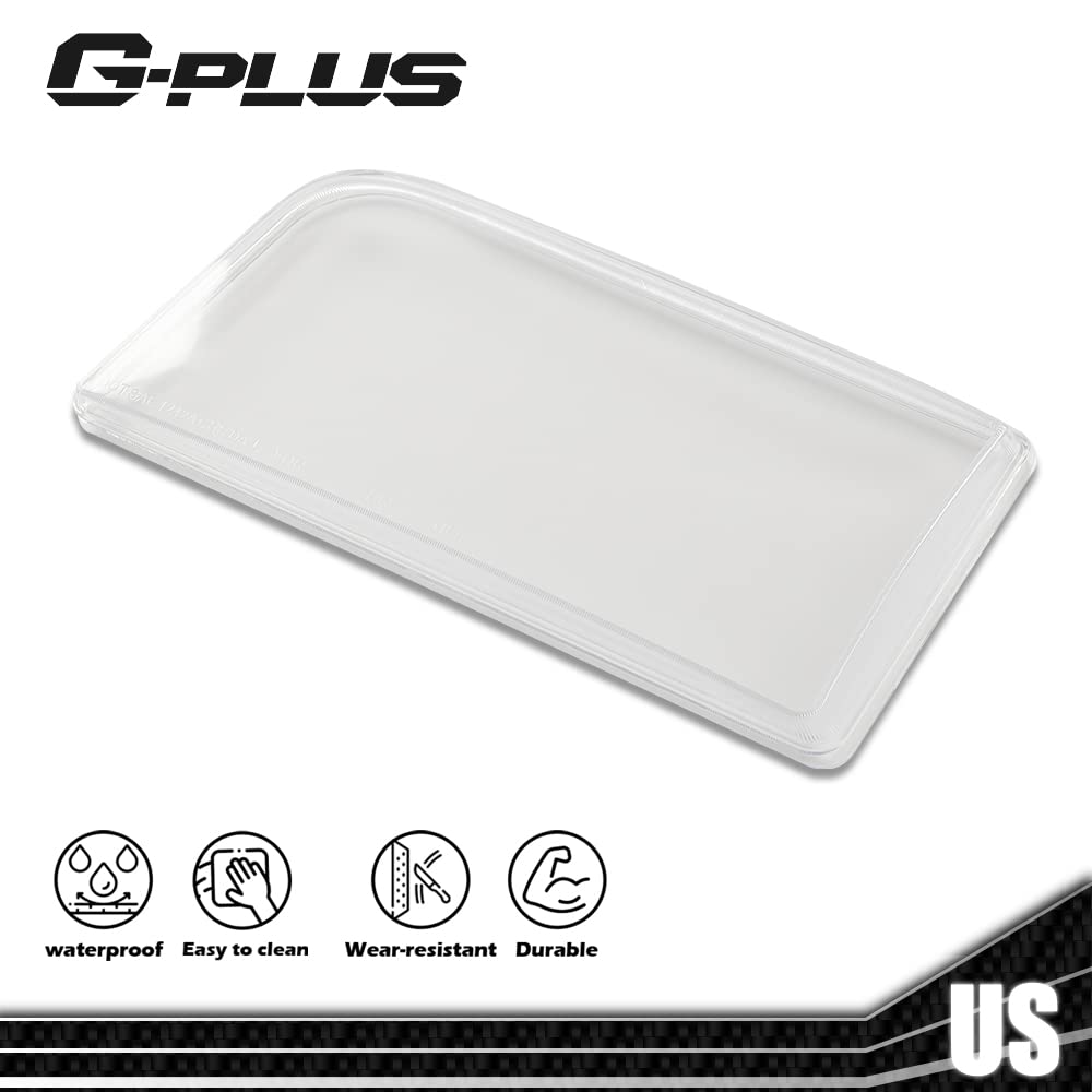 G-PLUS Headlights w/Corner Signal Bumper Lamps 6pc Compatible with 1992-1996 Bronco 1992-1996 F150 F2TZ13008A, F2TZ13008B
