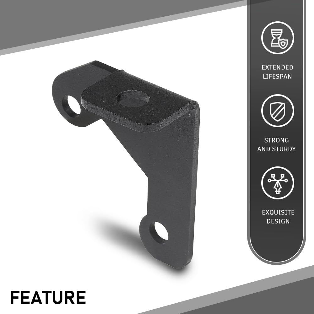 G-PLUS Steel CB Antenna Spare Tire Mount Bracket, Compatible with Jeep Wrangler JK & JKU 2007-2018