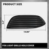 G-PLUS Fog Light Cover Grille Hole Left+Right Compatible with Benz W205 C300 C350e C400 2015-2017,Fit Benz W205 C43 C450 C63 AMG 2016-2017 2058851523
