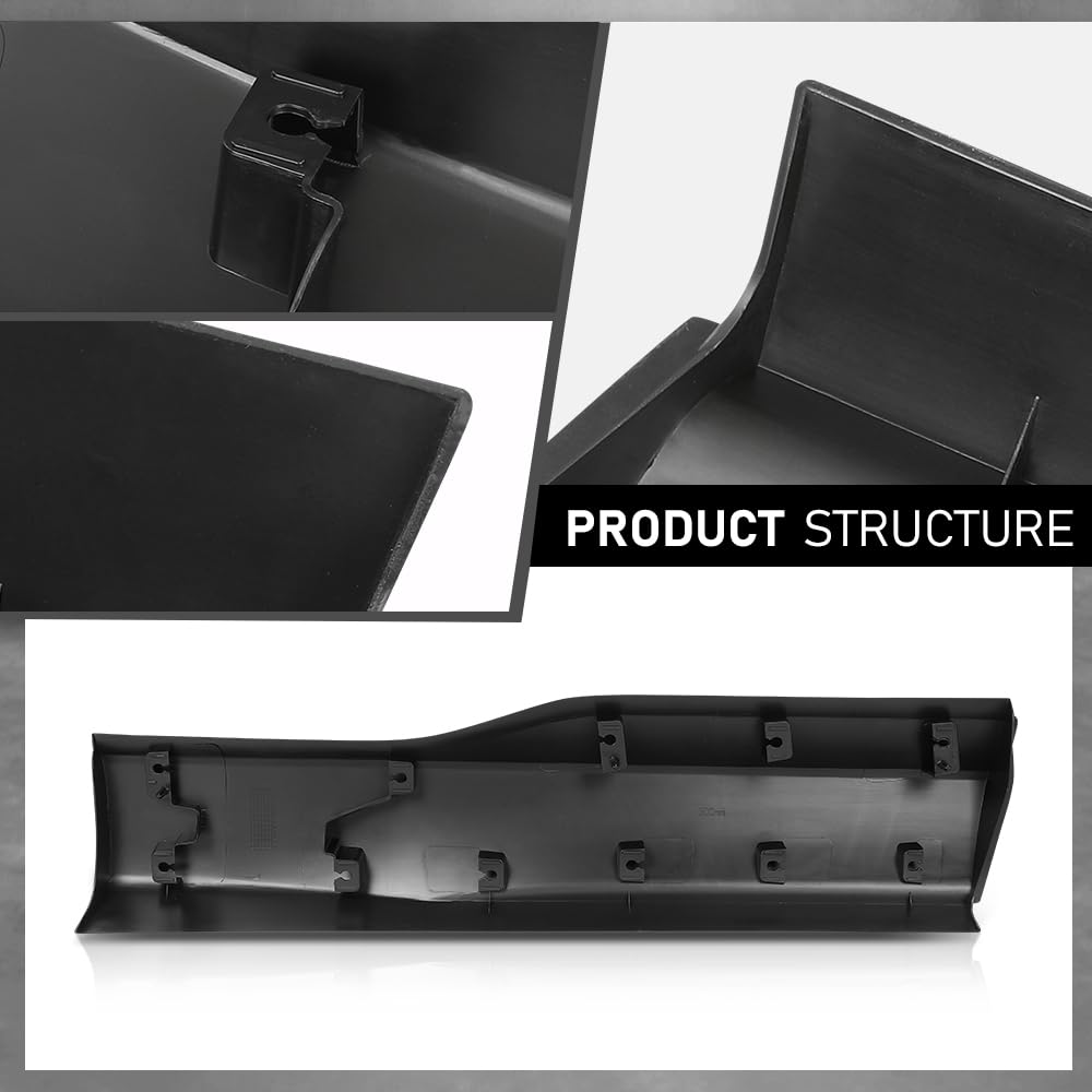 G-PLUS Rear Left Lower Door Molding and Beltlines, Compatible with Ford Edge SPOR/ST/ST-Line/Titanium 2015-2023, Driver Side, FT4Z5825557AB, FO1504112