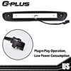 G-PLUS LED Third Brake Light Compatible With 07-14 Chevy Silverado/GMC Sierra,3RD LED Bar Brake/Cargo Light,Type X (Smoky lens Black Housing Amber Reflector)
