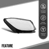 G-PLUS Headlight Lens Cover Compatible with Benz S-Class W222 S560 S450 S63 AMG 2018-2020 Right Side Front Headlamp Lens Cover Clear