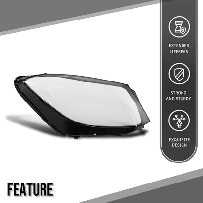 G-PLUS Headlight Lens Cover Compatible with Benz S-Class W222 S560 S450 S63 AMG 2018-2020 Right Side Front Headlamp Lens Cover Clear