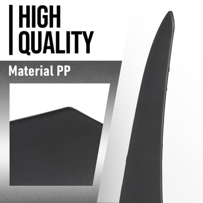 G-PLUS Headlight Molding Trim Front Right Side Compatible with Honda Civic 2022 2023 2024 HO1213131, 71202T20A01 Black