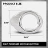 G-PLUS Right Fog Light Cover Trim Driving Lamp, Compatible with Ford Focus SE SEL Titanium Hatchback/Sedan 4-Door 2012-2014, Passenger Side, CP9Z17E810C, FO1039117