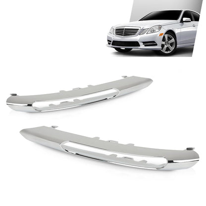 G-PLUS Front Bumper Fog Light Grille Trim Compatible with Benz E350 4Matic Coupe 2-Door 2012-2013,Fit Benz E350 4Matic Sedan/Wagon 4-Door 2010-2013 A2128851674