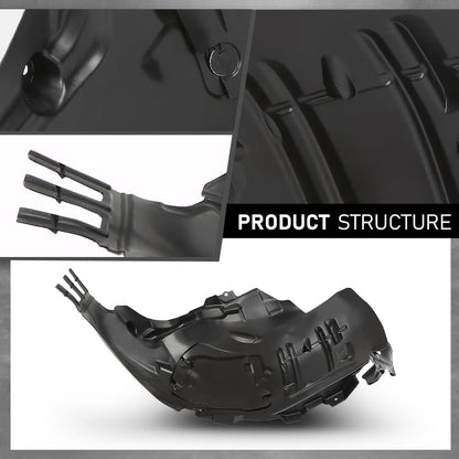 G-PLUS Fender Liner Front Driver Left Side Compatible with Benz C300 C400 C43 C450 C63 2016-2021 2056903301, MB1248181