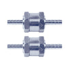 G-PLUS 2pcs 6MM Non-Return One Way 1/4 Inch Air Fuel Oil Check Valve Diesel Gas Fits for Carburettor and Low Pressure Fuel Systems