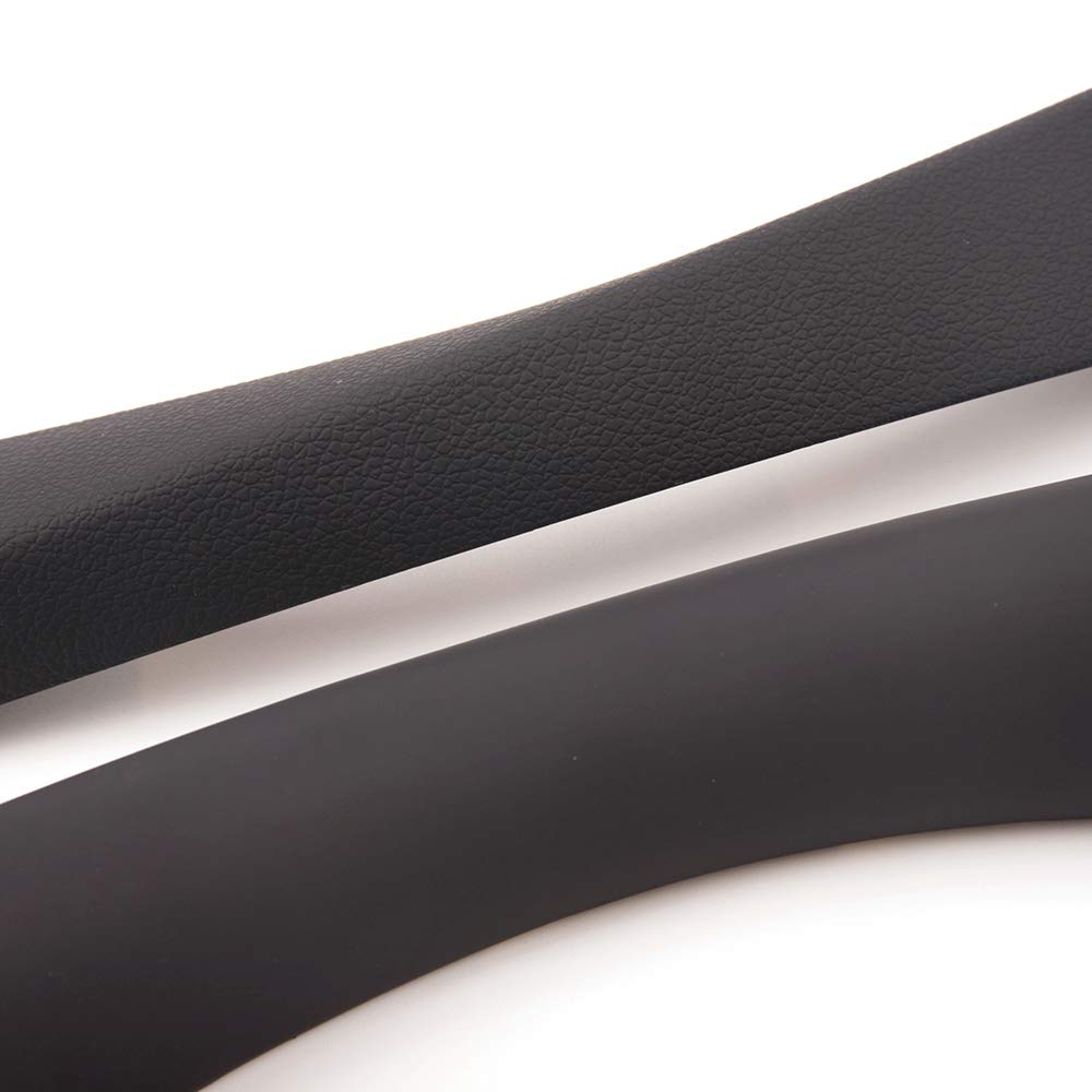 G-PLUS Replacement for BMW E90 3-Series 318 320 325 328 330 335 Sedan Black Front Rear Right Inner Door Panel Handle + Door Pull Outer Trim Cover 51417230850 51-41-7-230-850