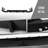 G-PLUS Rear Diffuser Compatible with BMW G05 X5 LCI M Sport Package Only 2019 2020 2021 2022 2023 2024 2025, Not Fit M Competition Rear Bumper Lip Diffuser Glossy Black