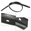 G-PLUS Rubber Bumper Hood Seal & Rivets Compatible with Dodge Challenger 2008-2022 Black PVC 68051392AB, 68051392AA