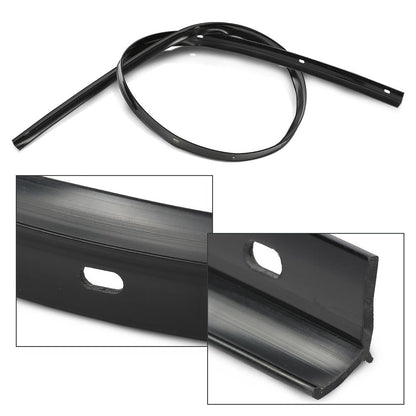 G-PLUS Rubber Bumper Hood Seal & Rivets Compatible with Dodge Challenger 2008-2022 Black PVC 68051392AB, 68051392AA