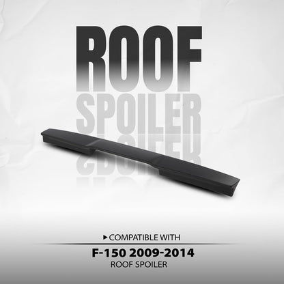 G-PLUS Rear Trunk Roof Spoiler Lip Wing Compatible with Ford F150 All Cabs 2009 2010 2011 2012 2013 2014 Trunk Roof Spoiler Lip Wing Black