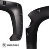 G-PLUS Fender Flares 4 PCS Smooth Pocket Riveted Compatible with 2007-2013 Chevy Silverado 1500, Fit 69.3" Short Bed Crew Cab (Not Fit 07 Classic Models & GMC Sierra) Front & Rear Wheel Flares Cover