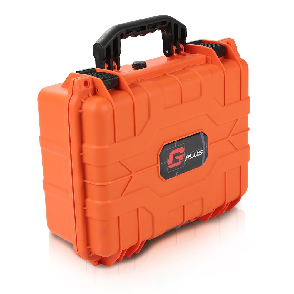 G-PLUS Graded Card Storage Box Compatible with BGS PSA SGC FGS Weatherproof Graded Trading Cards Box (Large, Orange)