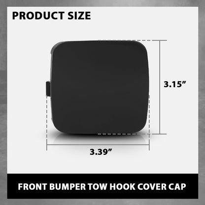 G-PLUS Front Bumper Tow Hook Cover Cap 2Pcs Compatible with Toyota RAV4 2009-2012 532860R020
