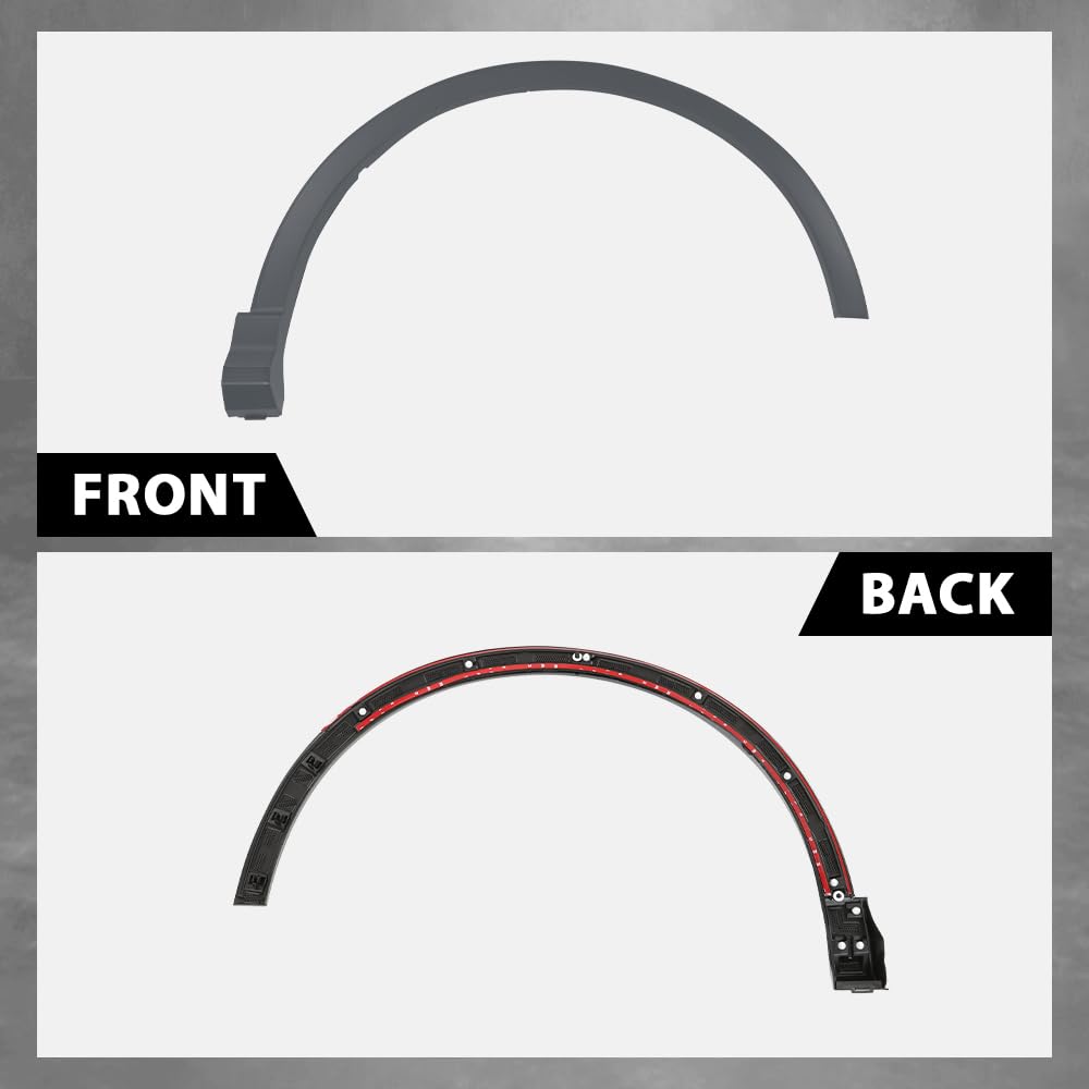 G-PLUS Front Right Fender Flare Compatible with Audi Q3 2019-2024 Fender Wheel Opening Molding, AU8537188 83A853718AGRU, Factory Style