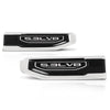 G-PLUS Front Driver Passenger Side Fender Vent Ornament Compatible with GMC Sierra 1500 2019 2020 2021 2022 2023 2024 with 5.3L V8 84431313, 84431313, 84431312, 84431312 Black