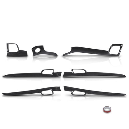G-PLUS Dashboard Panel Trim Door Handle Trim Compatible with Jeep Grand Cherokee 2011-2021 7pcs Center Console Panel Trim & Inner Door Handle Trim